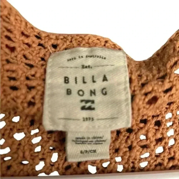 Billabong Women's Rust Sweater Size Small - Picture 3 of 3
